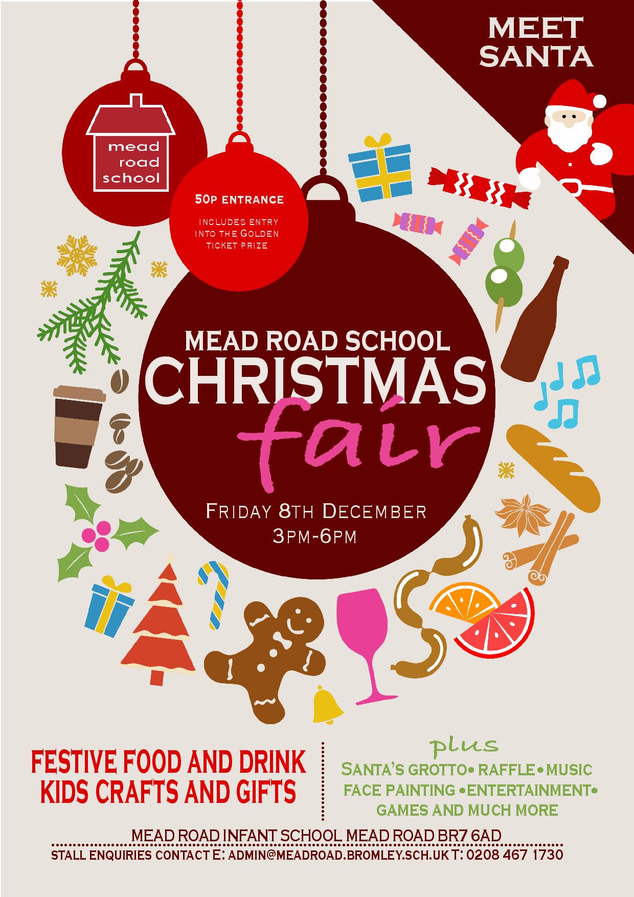 Mead Road School Christmas Fair Visit Chislehurst