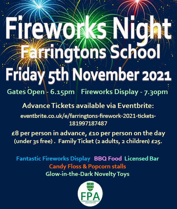 Farrington’s Fireworks – SOLD OUT