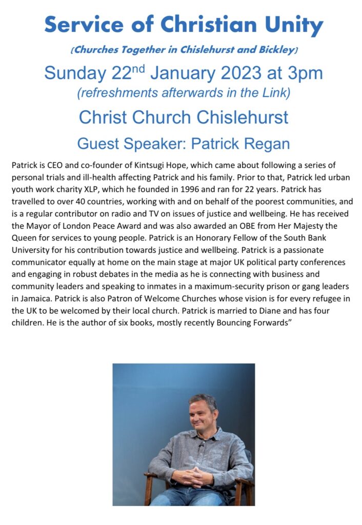 Service of Christian Unity Visit Chislehurst