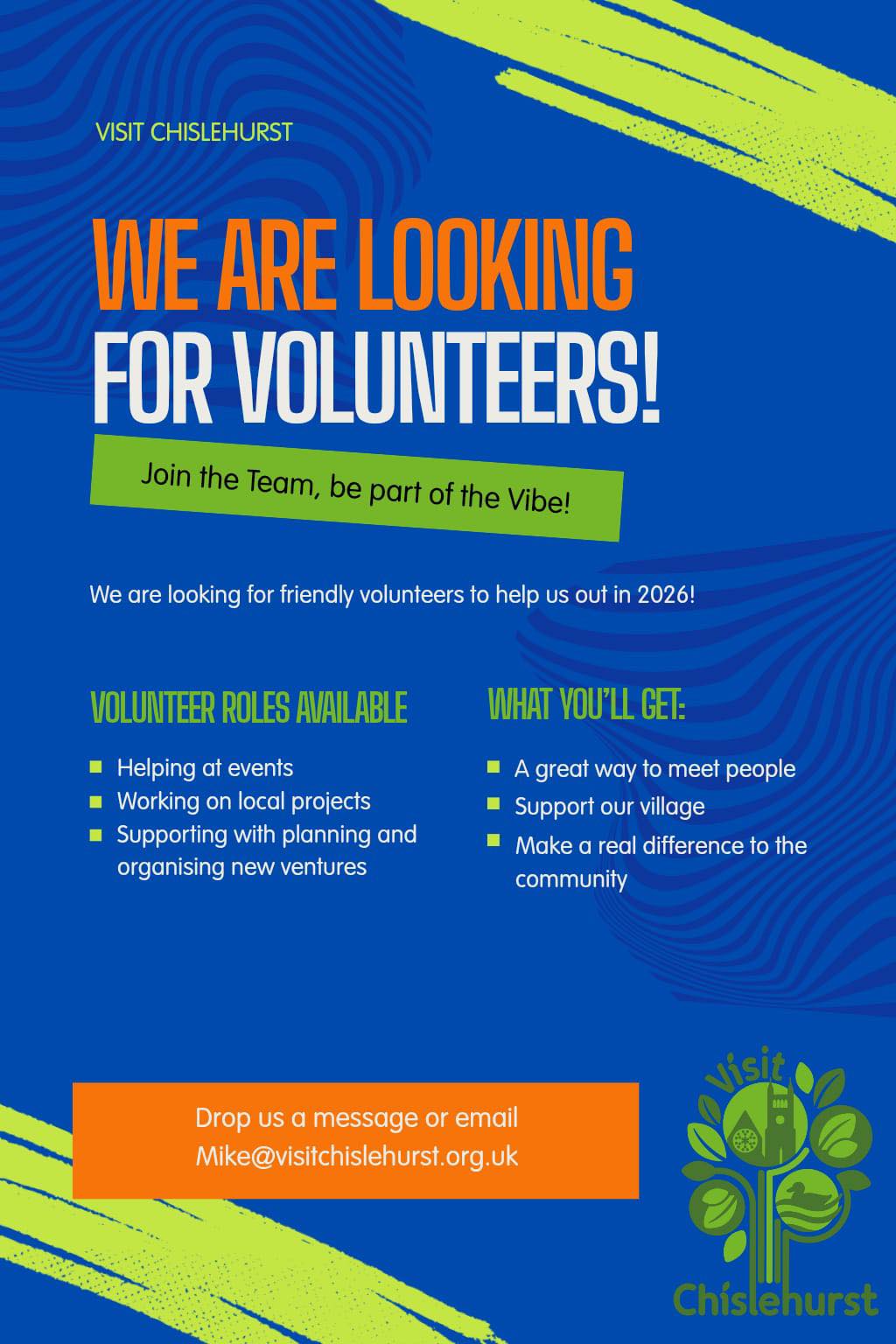 Visit Chislehurst needs You!